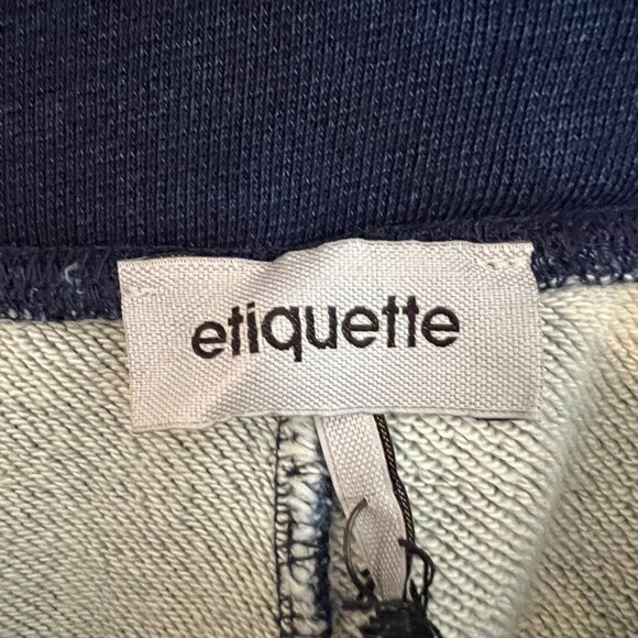 Etiquette Clothiers - Men's Basic Indigo Sweatpants Size L - Picture 4 of 6